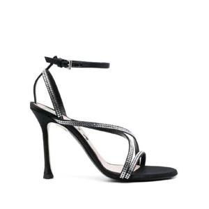 25 FW N21 크리스털 장식 샌들 100mm  23ECPXNV15072 TP432043861