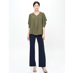 [미니멈]드레이핑 장식 블라우스 (MZBGWB4900DV)_IC