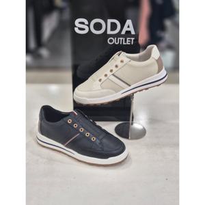 [소다][소다] 여성 데일리 경량 스니커즈 라인 FLF415_DG