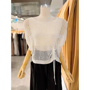 ab.fz 뜨게 망사 가오리 니트 (ABXZ3HW32H) US