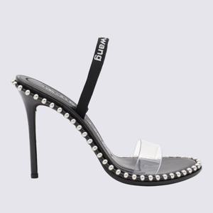 알렉산더왕 블랙 클리어 스트랩 스틸레토 샌들 3049S0000M 001