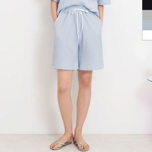 GQQ KS31 여자플리츠밴딩반바지