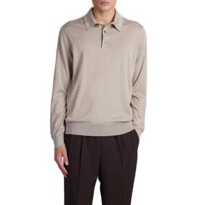 제냐 롱슬리브 스트레이트 헴 폴로 셔츠 RUEJ00A8132 N92 TP934623550