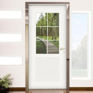 아트박스/꾸밈 ih865-창문그림(삼나무산책길)_현관문시트지