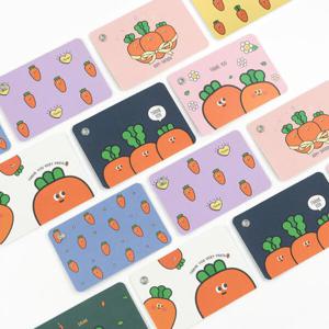 아트박스/핑크풋 핑크풋 당근친구들 메세지 카드ver.2(8종1세트)