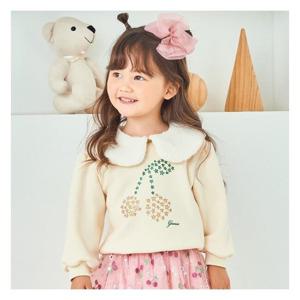 [게스키즈]퍼카라 체리 맨투맨 (G38DAT030-T)