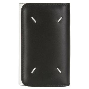 Maison Margiela 4 스티치 3단 접이식 투톤 키링 지갑 S35UA0177P5787 HA202 TP943375437