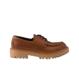 프라다 레이스드 레더 로퍼 꼬냑 2EE416-070-F0046