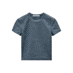 25 FW 알렉산더왕 엠보스드 로고 반소매 탑 4CC3251097531 TP439294013