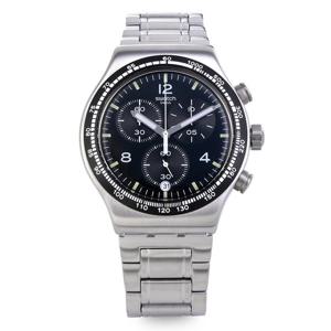 스와치 YVS444GC CORE NIGHT FLIGHT 공용 우레탄시계