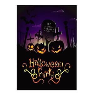 대형세로배너-펌프킨묘지 파티현수막 할로윈 파티 생일파티 데코용품 파티소품