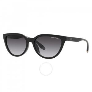 아르마니 익스체인지 그레이 그래디언트 캣아이 여성용 선글라스 AX4130SU 81588G 56