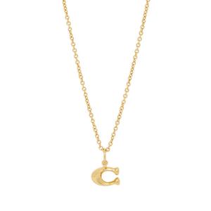 코치 시그니처 스타터 여성 목걸이 335949 GLD 710