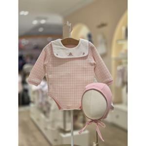 M밍크뮤D 25FW (PH)프룻체크SET바디슈트 보넷세트 가을겨울 (35A7004010)