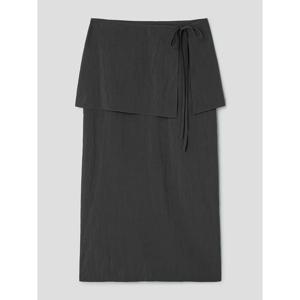 (125727MQ54) [에잇세컨즈] 레이어드 랩스커트  애쉬