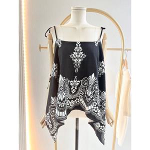 [스타일리쉬바이피클]페이즐 믹스 나시 블라우스 LSD6BL03AV1