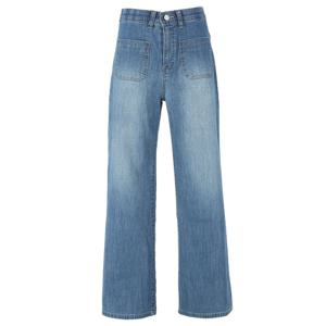 [에이비에프지]앞 포켓 포인트 써머 데님 와이드 팬츠 APZ5QE37G