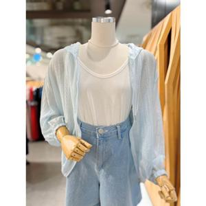 ab.fz 하늘 시스루 레이스 후드 점퍼 (ABXZ5ZU35G) US