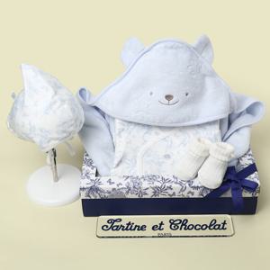 [쇼콜라]트왈드배냇저고리+모자+단말+타올속겉싸개(임신출산선물4종세트)TNORAG182B