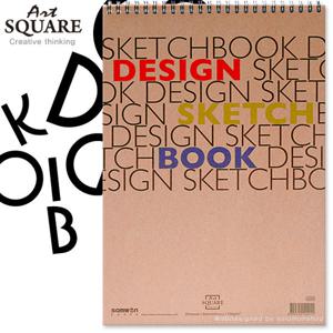 4절아트스퀘어 디자인스케치북A01/200g/15매/380x530상철/4절스케치북/크로키북/드로잉북