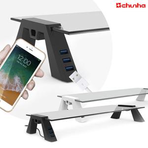 스마트독 브릿지 모니터받침대 컴팩트 USB3.0_C652/C669/USB포트