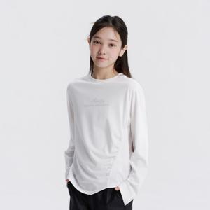 K253GTS810 어드벤처 세미크롭 싱글 티셔츠 WHITE