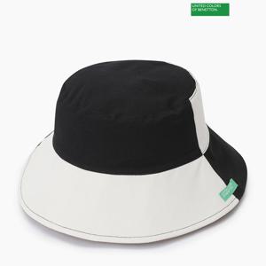 베네통 체커보드 양면 버킷햇 BCCP01441