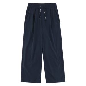 데상트 여성 쉬폰우븐 와이드핏 팬츠 SP322UPT79NVY