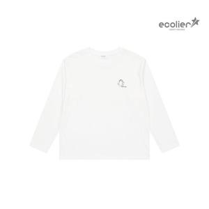 [에꼴리에]여자 가을신상 워킹캣 싱글라운드티(25C0455)_CC