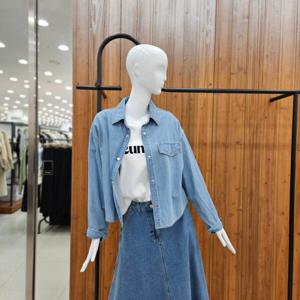 [지컷]지컷 페이크 포켓 데님 셔츠 7225255603_DJ
