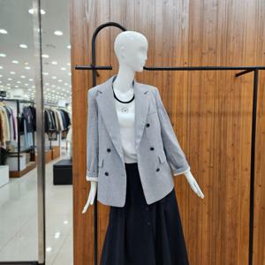 [지컷]지컷 린넨 블렌드 더블 자켓 7213210280_DJ