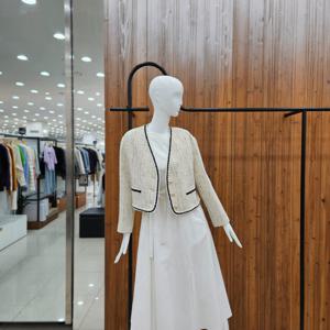 [지컷]지컷 브이넥 싱글 트위드 자켓 7214210101_DJ