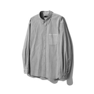 일꼬르소  에센셜 가먼트다잉 셔츠 워시드 그레이 IESH4G102G1