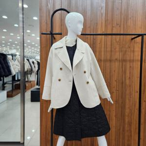 [지컷]지컷 더블 브레스티드 하프 코트 7222410001_DJ