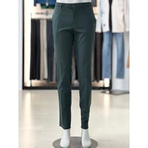 [바쏘옴므]그린_스판 히든 밴딩 슬림핏 셋업 바지  WSY2PF30A