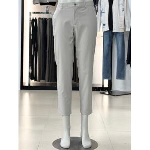 [바쏘옴므]베이지_테이퍼드 허리밴딩 9부 플리츠 팬츠 WSY2PS97A