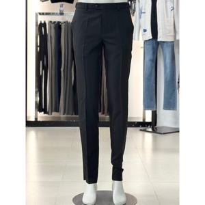 [바쏘옴므]블랙_쿨맥스 히든 밴딩 슬림핏 슬랙스 WSY2PS67A