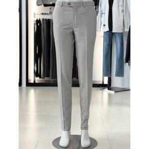 [바쏘옴므]베이지_히든 밴딩 슬림핏 쿨스판 슬랙스 WSY2PS63A