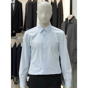 [바쏘옴므]블루_BAMBOO원단 스트레치 드레스 셔츠 WSY5TD05A