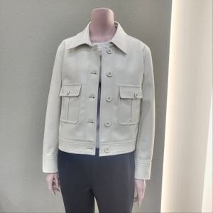 [꼼빠니아]숏기장 아웃포켓 페이크가죽재킷 CAEW9-WLJ720_IC