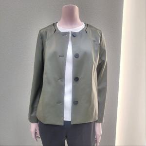 [꼼빠니아]양가죽 원버튼 라운드 재킷 CAEW9-WLJ020_IC