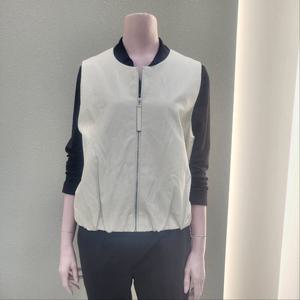 [꼼빠니아]라운드집업인조가죽베스트 CAEW9-WLV010_IC