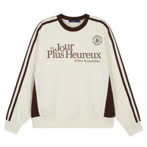 [클라이드앤]배색 라운드 맨투맨 티 FODTS904F_JK