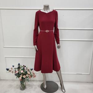 [미니멈]MXDGWO0161RD 머메이드 미디 원피스_JK