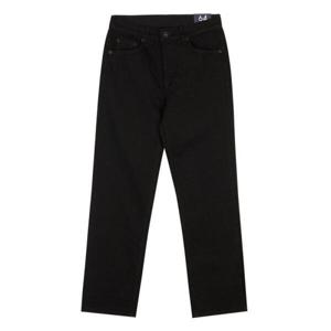 [클라이드앤]공용 블랙 테이퍼드 밴딩 데님 팬츠 FOCDP341M_JK