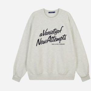 [클라이드앤]프린팅 라운드 맨투맨 티FODTS411MA_JK