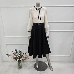 [미니멈]MYDGWO0960IV 레이스 플레어 투피스형 원피스_JK