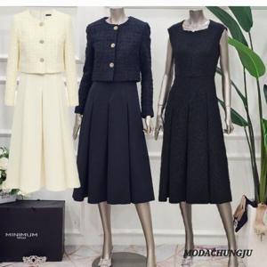 [미니멈]MD 자켓 슬리브리스 원피스 셋트 MD MMXDAWO1280_CJ