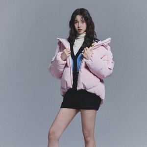 [클라이드앤]여성 레터링 패딩 다운점퍼 FODDU913FC_JK