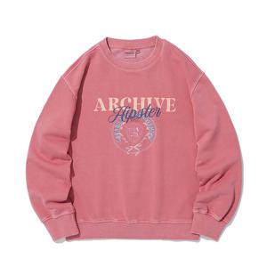 [인터크루]여)피그먼트그래픽맨투맨 ITZ1TM53APK_CC